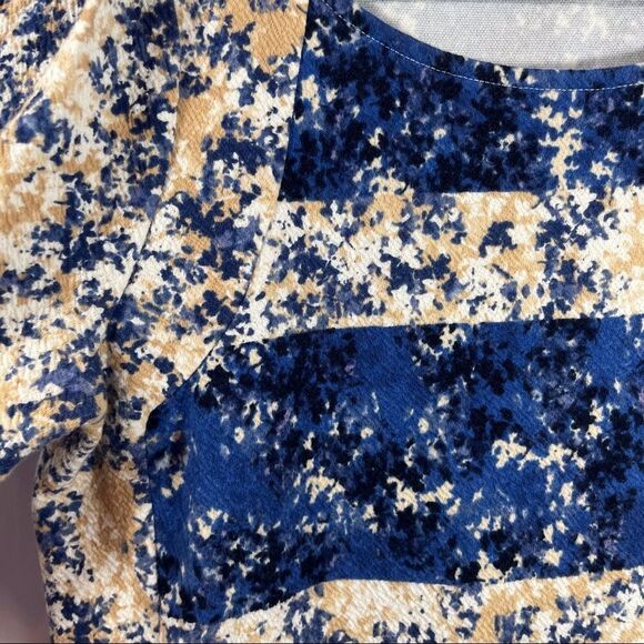 Anthropologie 9-H15 STCL Blue Puff Sleeve Pullover Blouse - Picture 9 of 13